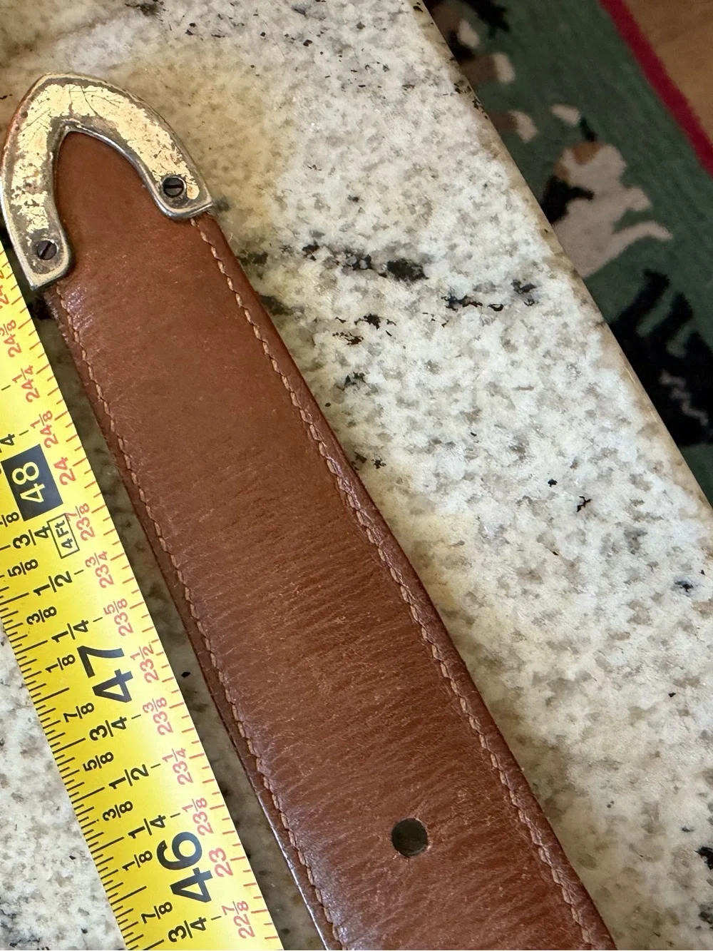 Trafalgar tom James Okeechobee alligator Leather Belt size 44